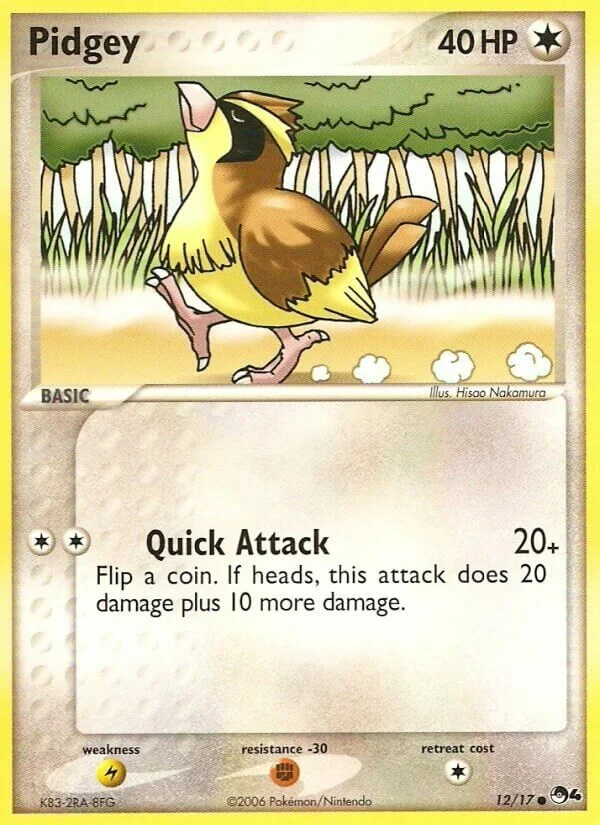 Pidgey 「POP4 12/17」「EN」