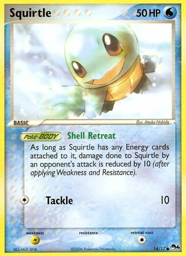 Squirtle 「POP4 14/17」「EN」