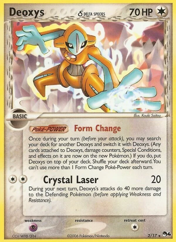 Deoxys 「POP4 2/17」「EN」