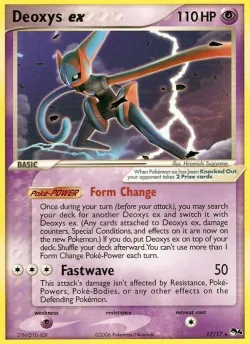 Deoxys ex 「POP4 17/17」「EN」