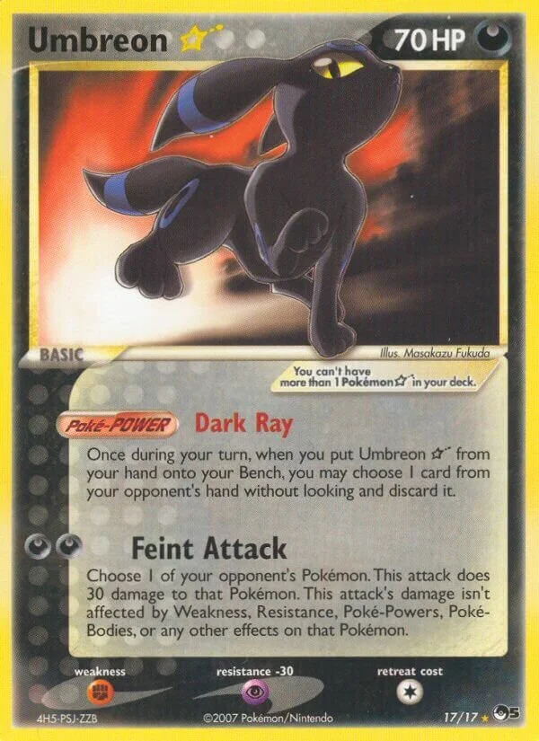 Umbreon ☆ 「POP5 17/17」「EN」