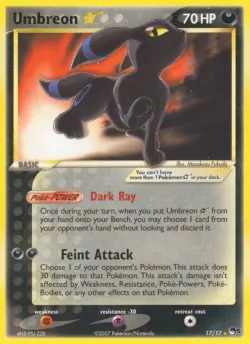 Umbreon ☆ 「POP5 17/17」「EN」