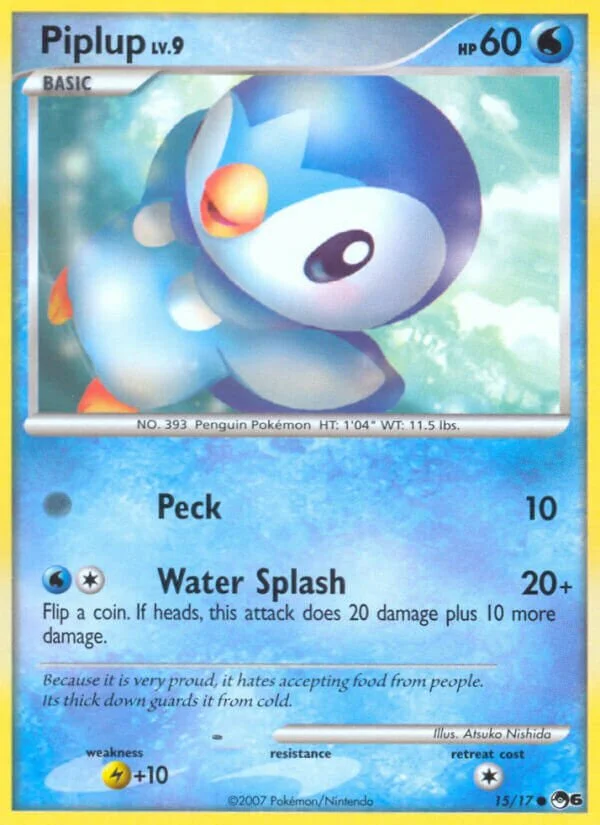 Piplup 「POP6 15/17」「EN」