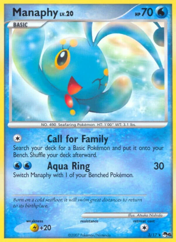Manaphy 「POP6 3/17」「EN」