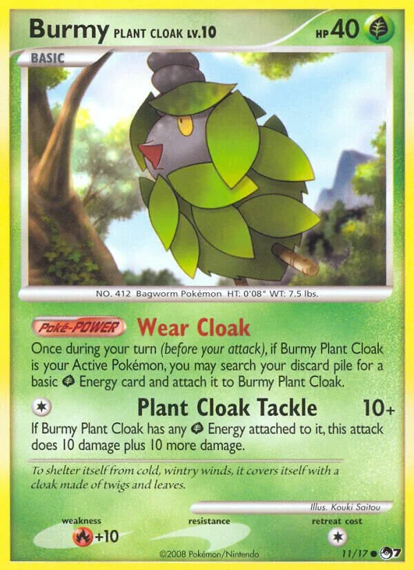 Burmy Plant Cloak 「POP7 11/17」「EN」