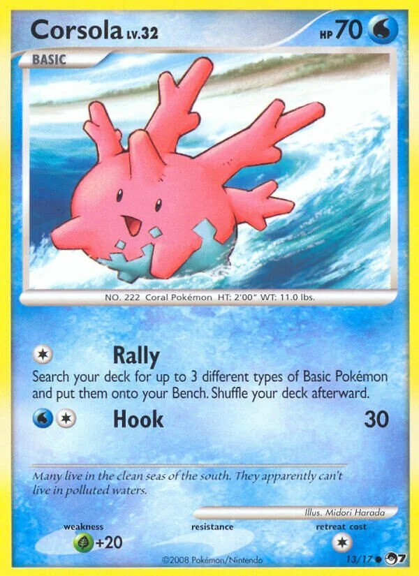 Corsola 「POP7 13/17」「EN」