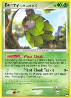 Burmy Plant Cloak 「POP7 11/17」「EN」