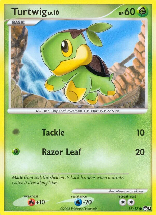 Turtwig 「POP8 17/17」「EN」