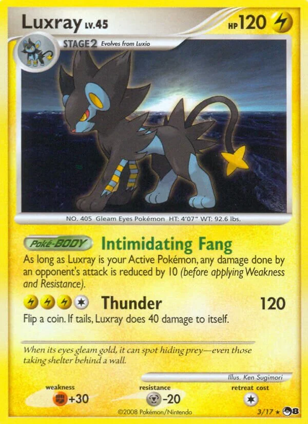 Luxray 「POP8 3/17」「EN」