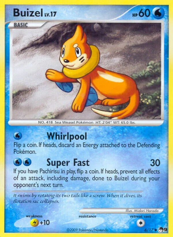 Buizel 「POP9 6/17」「EN」