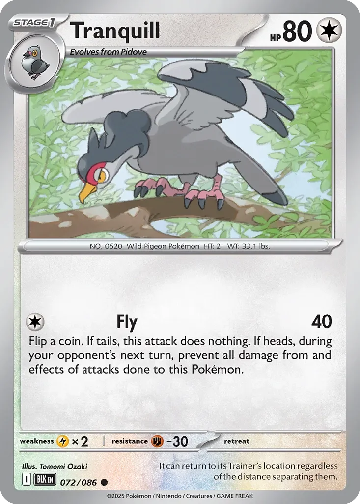 Tranquill 「BLK 072/086」「EN」
