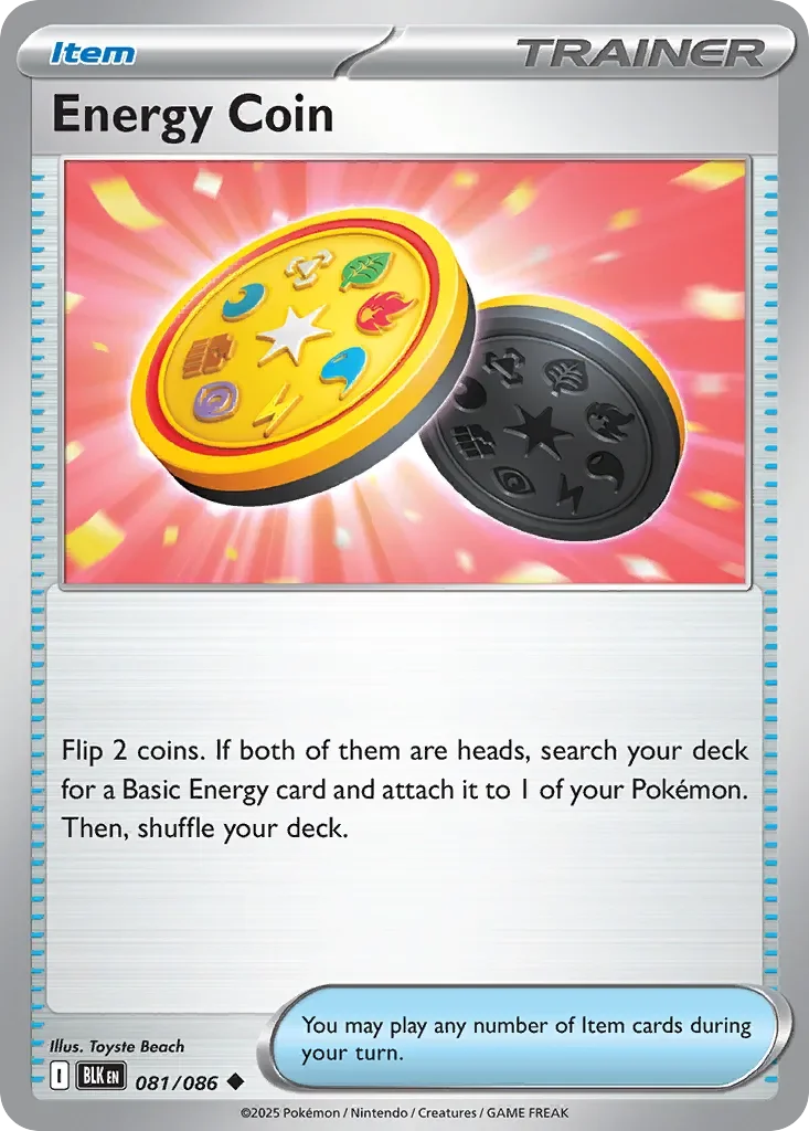 Energy Coin 「BLK 081/086」「EN」