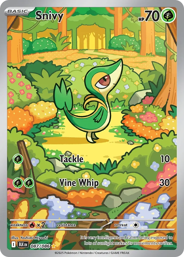 Snivy 「BLK 087/086」「EN」