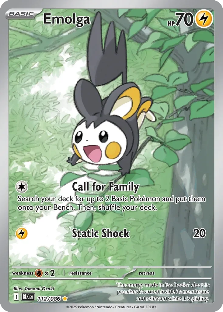 Emolga 「BLK 112/086」「EN」
