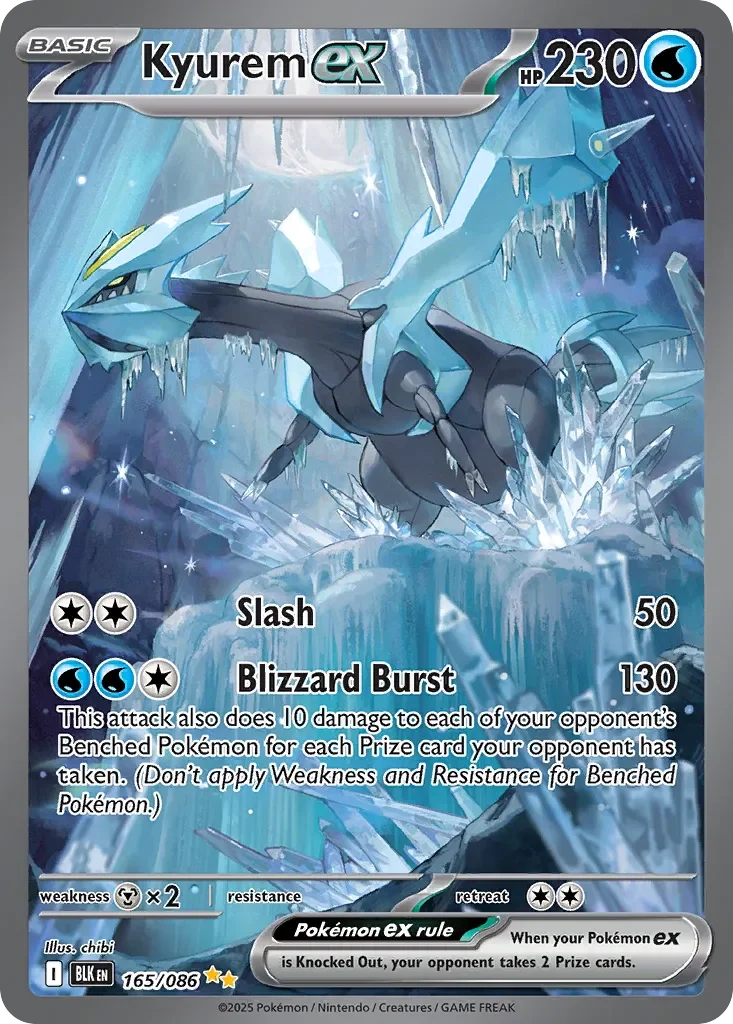 Kyurem ex 「BLK 165/086」「EN」
