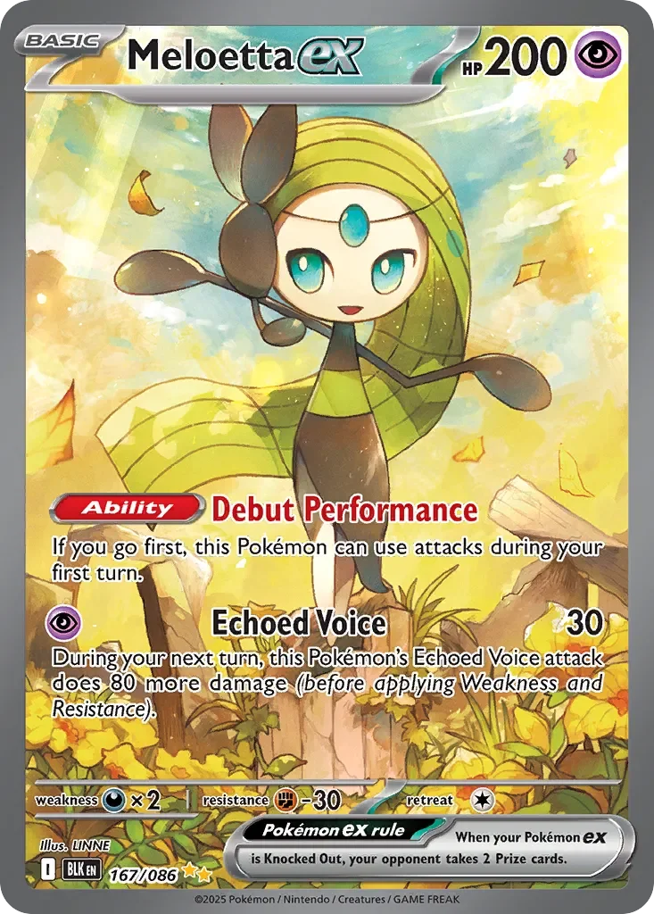 Meloetta ex 「BLK 167/086」「EN」