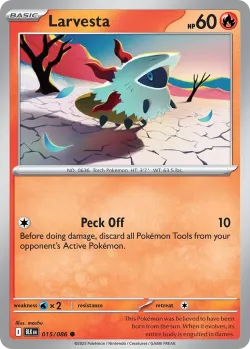 Larvesta #015/086 · Pokémon