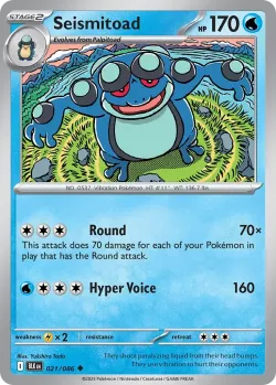 Seismitoad #021/086 · Pokémon