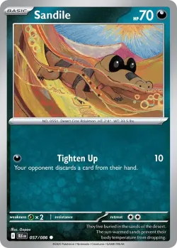 Sandile #057/086 · Pokémon