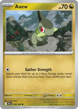 Axew #068/086 · Pokémon