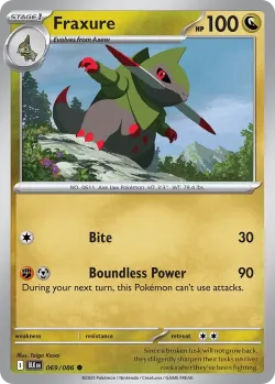 Fraxure #069/086 · Pokémon