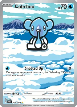 Cubchoo #109/086 · Pokémon