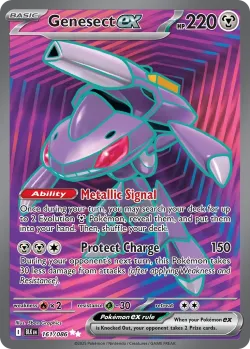 Genesect ex 「BLK 161/086」「EN」