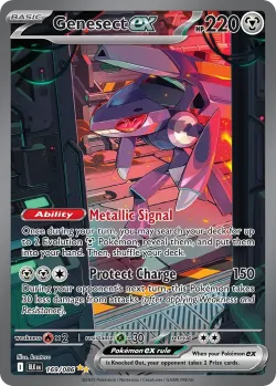 Genesect ex 「BLK 169/086」「EN」