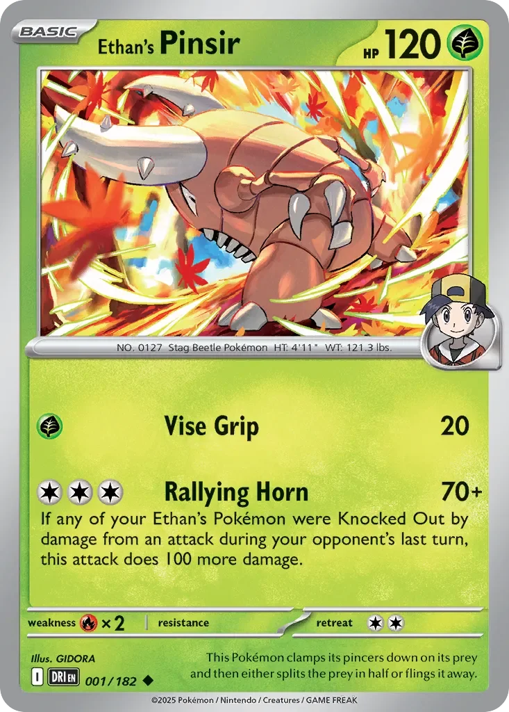 Ethan's Pinsir 「DRI 001/182」「EN」