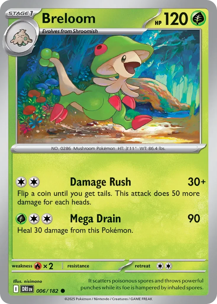 Breloom 「DRI 006/182」「EN」