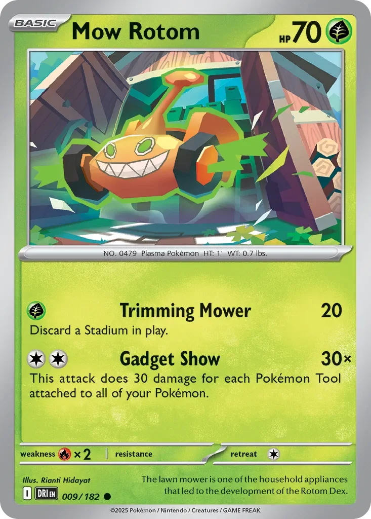 Mow Rotom 「DRI 009/182」「EN」