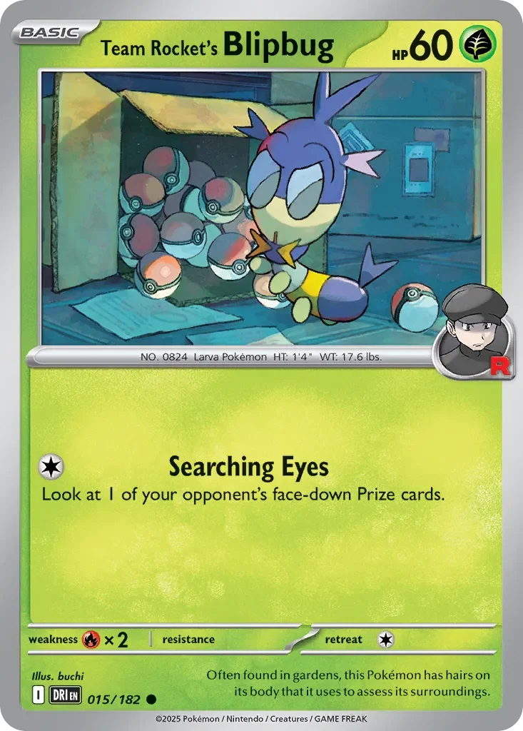 Team Rocket's Blipbug 「DRI 015/182」「EN」