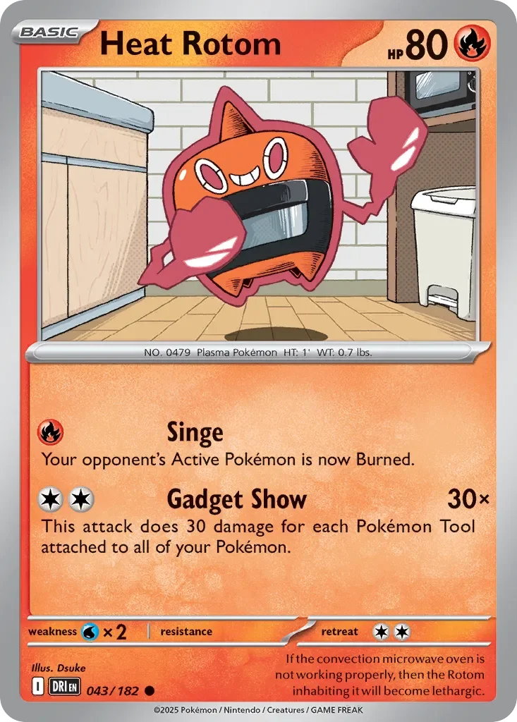 Heat Rotom 「DRI 043/182」「EN」