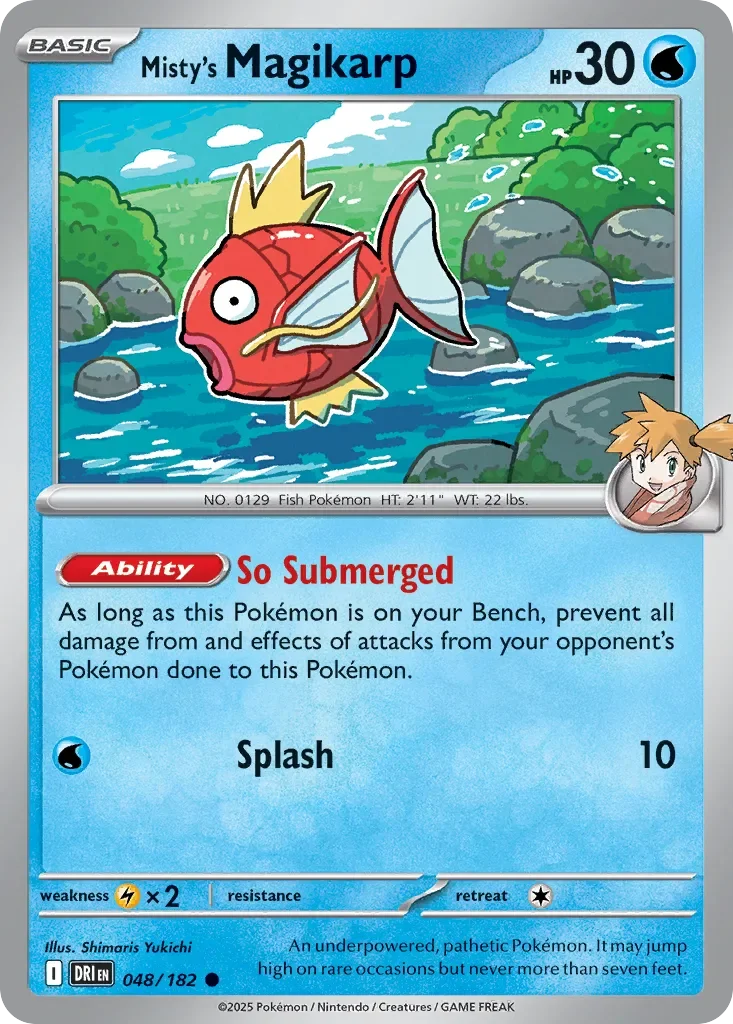 Misty's Magikarp 「DRI 048/182」「EN」