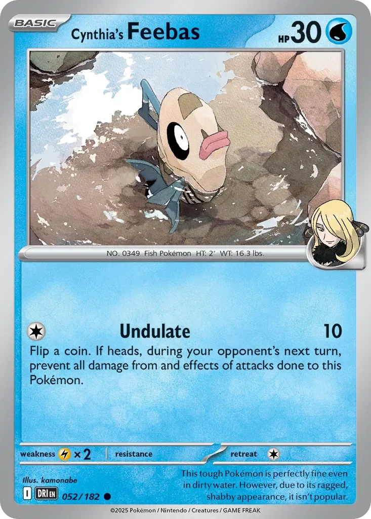 Cynthia's Feebas 「DRI 052/182」「EN」