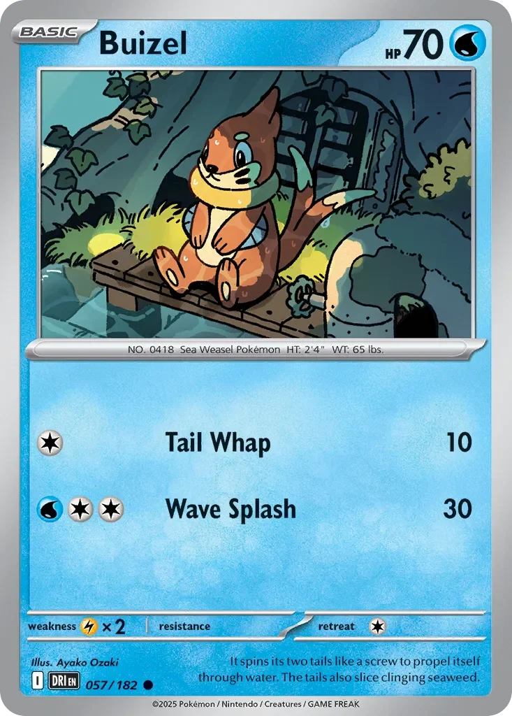 Buizel 「DRI 057/182」「EN」