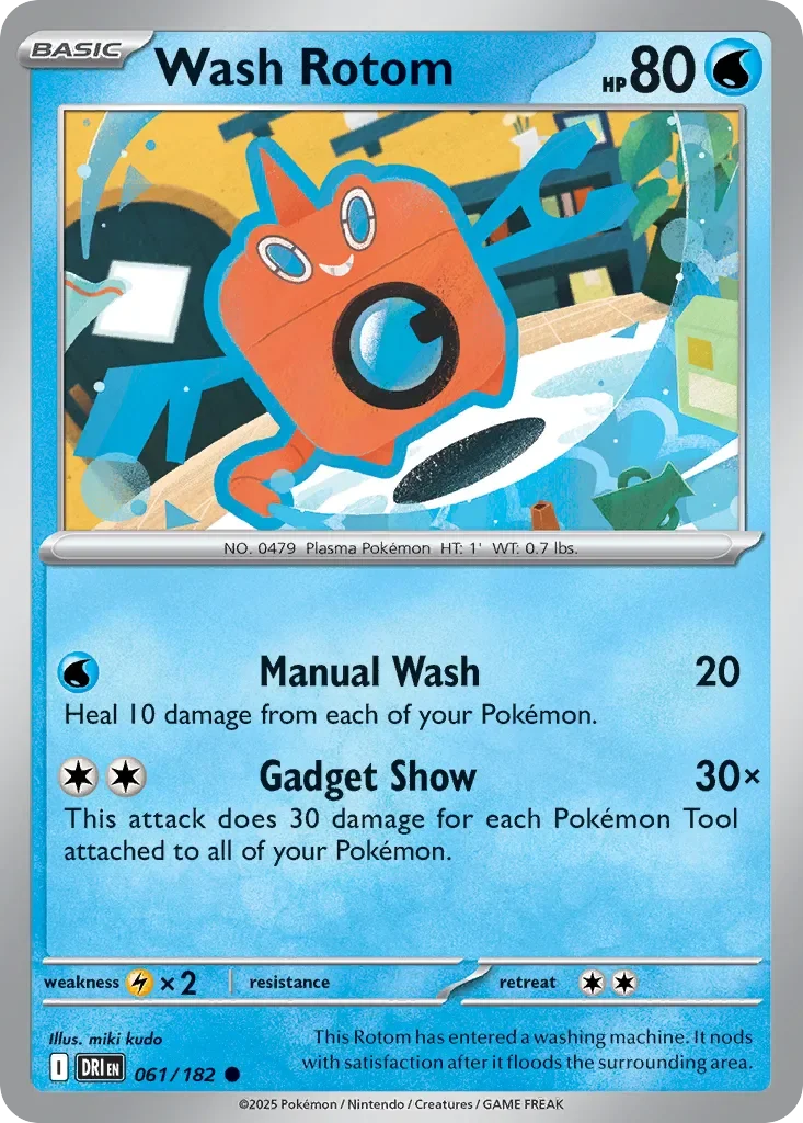 Wash Rotom 「DRI 061/182」「EN」