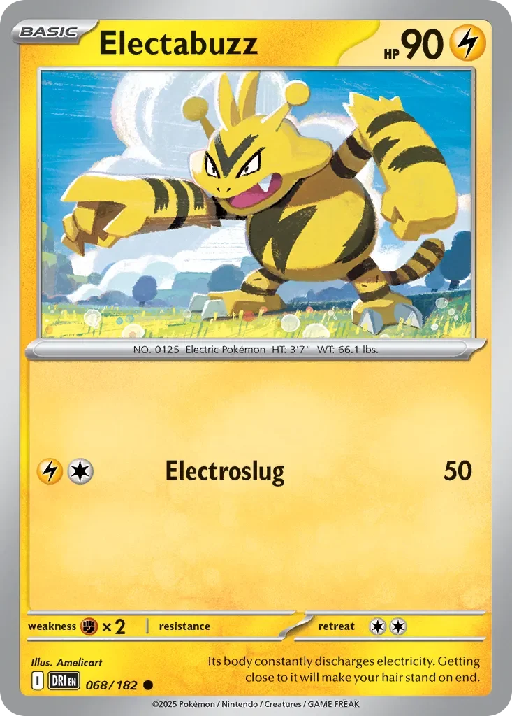 Electabuzz 「DRI 068/182」「EN」