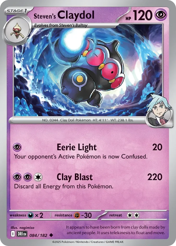 Steven's Claydol 「DRI 084/182」「EN」
