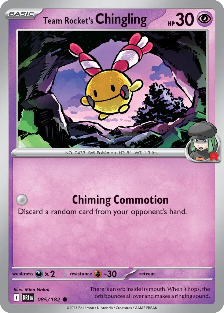 Team Rocket's Chingling 「DRI 085/182」「EN」