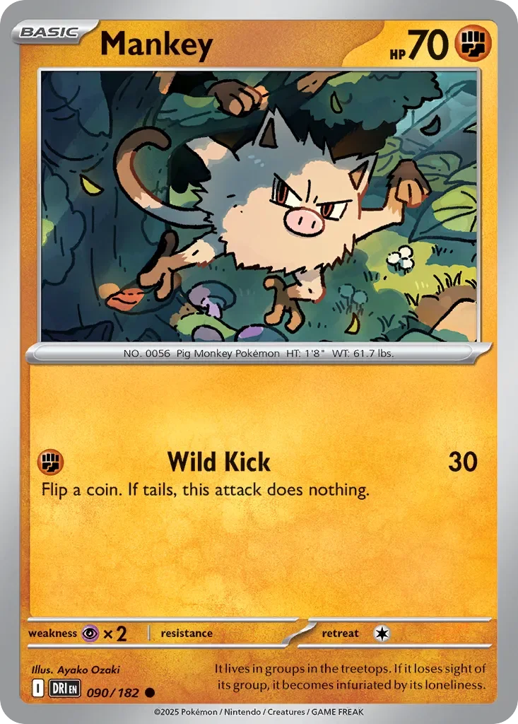 Mankey 「DRI 090/182」「EN」