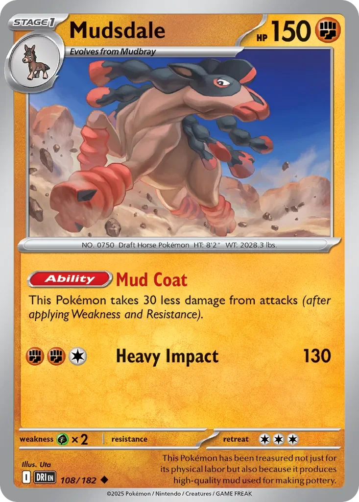 Mudsdale 「DRI 108/182」「EN」