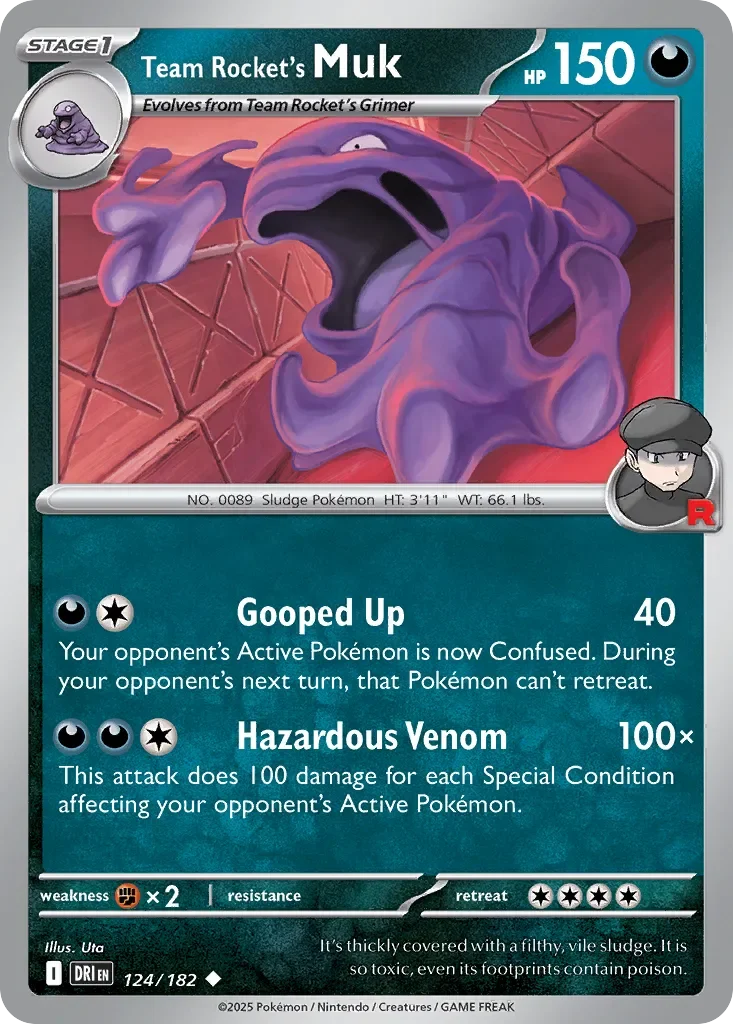 Team Rocket's Muk 「DRI 124/182」「EN」