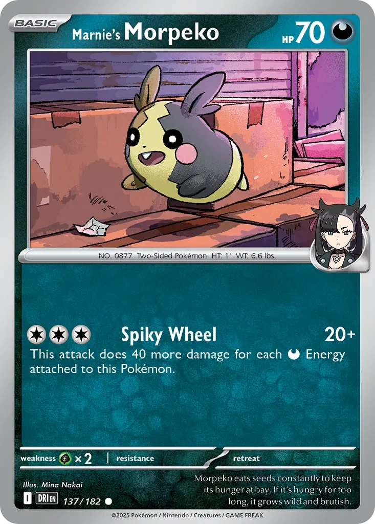 Marnie's Morpeko 「DRI 137/182」「EN」