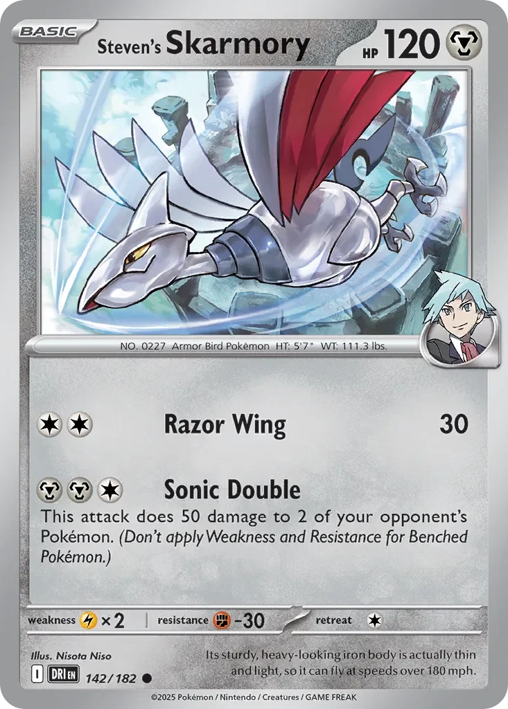 Steven's Skarmory 「DRI 142/182」「EN」