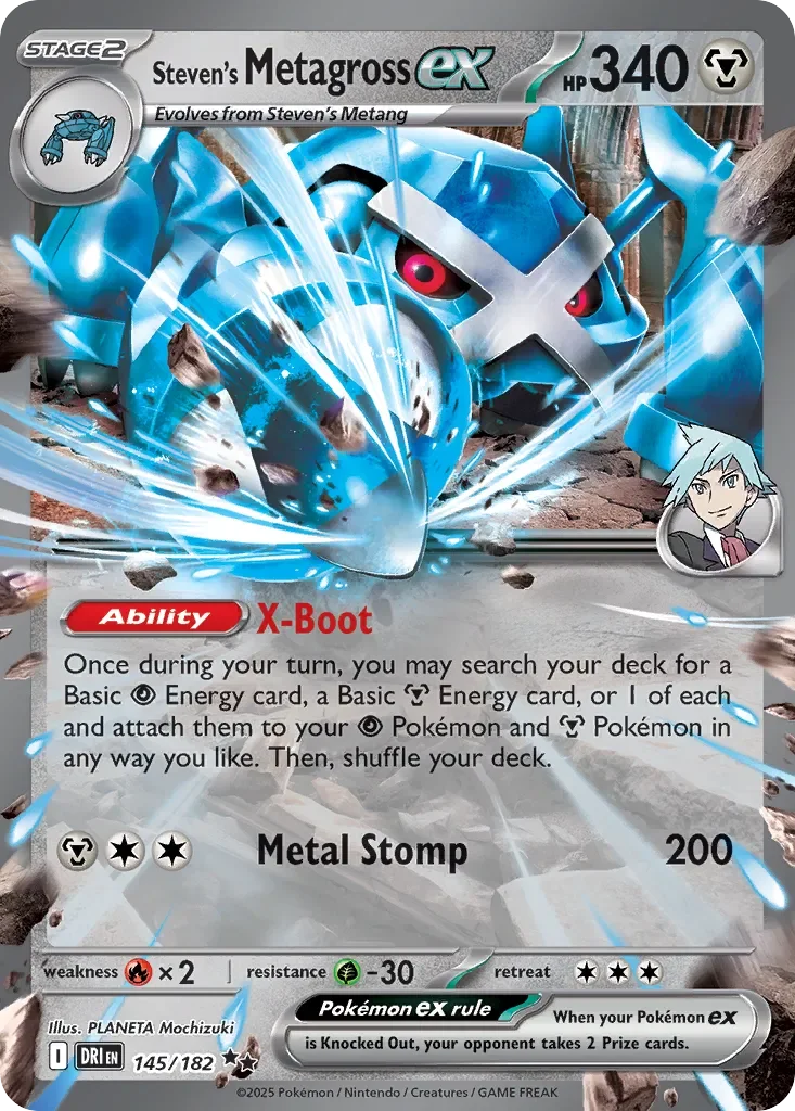 Steven's Metagross ex 「DRI 145/182」「EN」