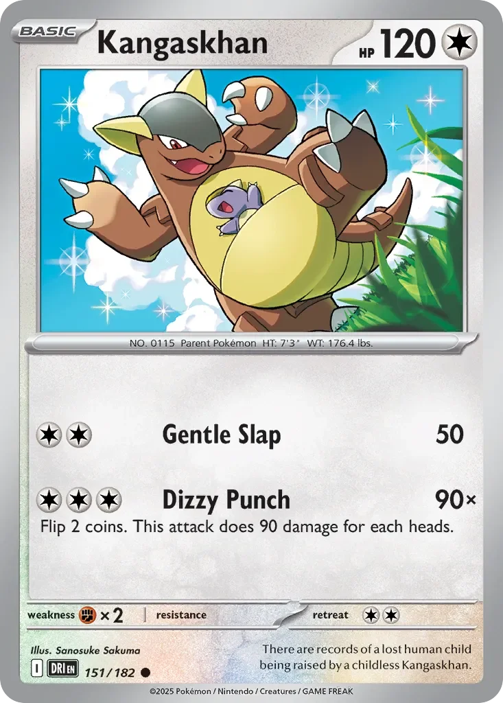 Kangaskhan 「DRI 151/182」「EN」