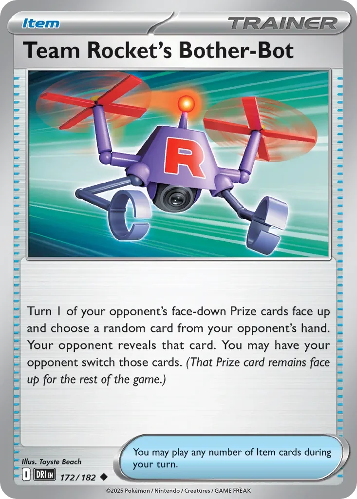 Team Rocket's Bother-Bot 「DRI 172/182」「EN」