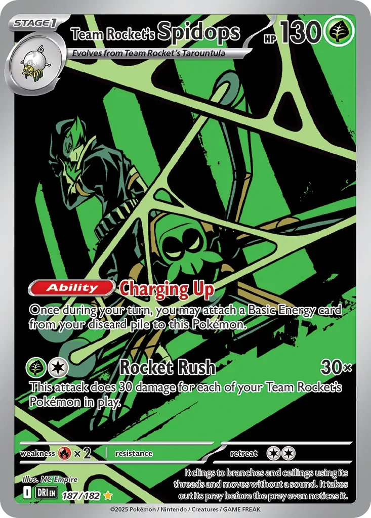 Team Rocket's Spidops 「DRI 187/182」「EN」