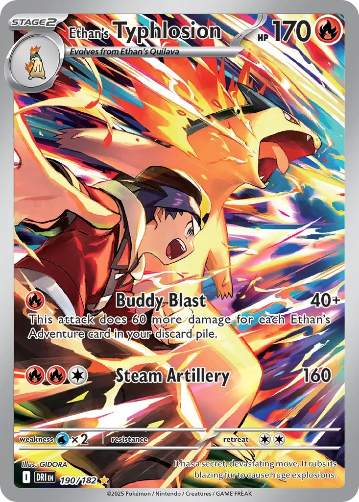 Ethan's Typhlosion 「DRI 190/182」「EN」